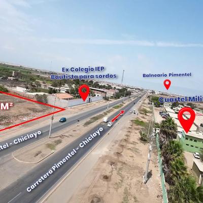 VENTA DE AMPLIO TERRENO DE 5000 M2 EN CARRETERA PIMENTEL